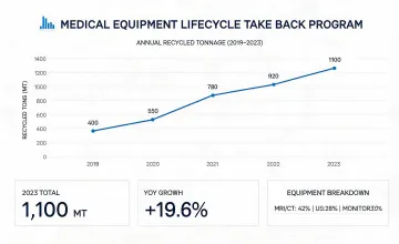 Take back tonnage trend chart